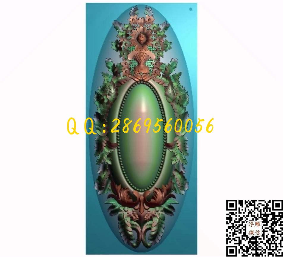 门花6_欧式椭圆洋花椭圆门花椭圆贴花门上花洋贴花精雕图浮雕图